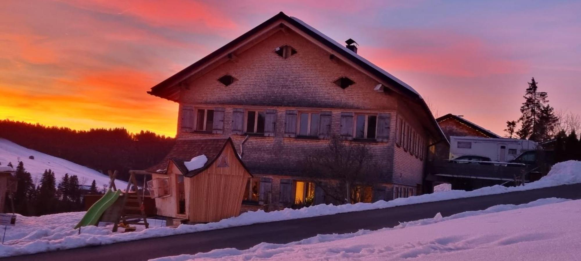 Ferienwohnung Schoenenbuehl Hittisau Exterior foto